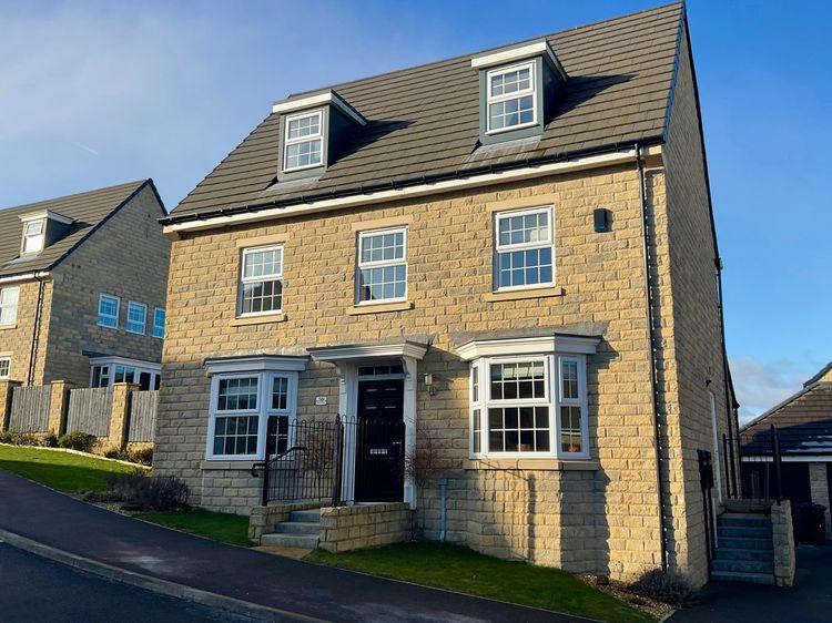 Detached house on a hill